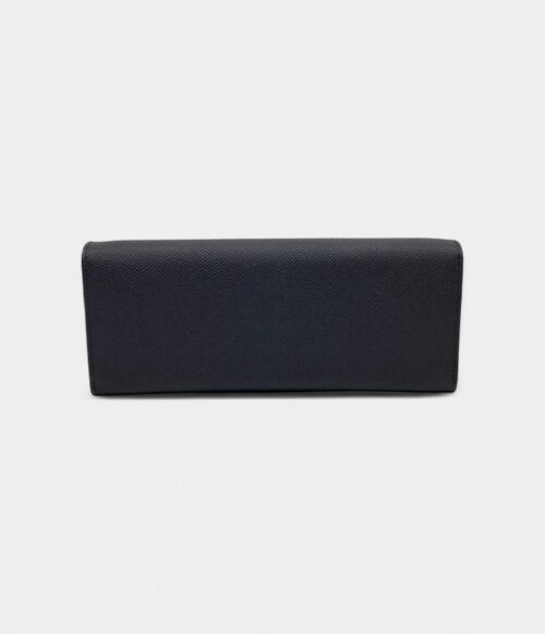 Hermes Black Leather Maillon To-Go Wallet