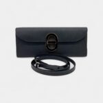 Hermes Black Leather Maillon To-Go Wallet