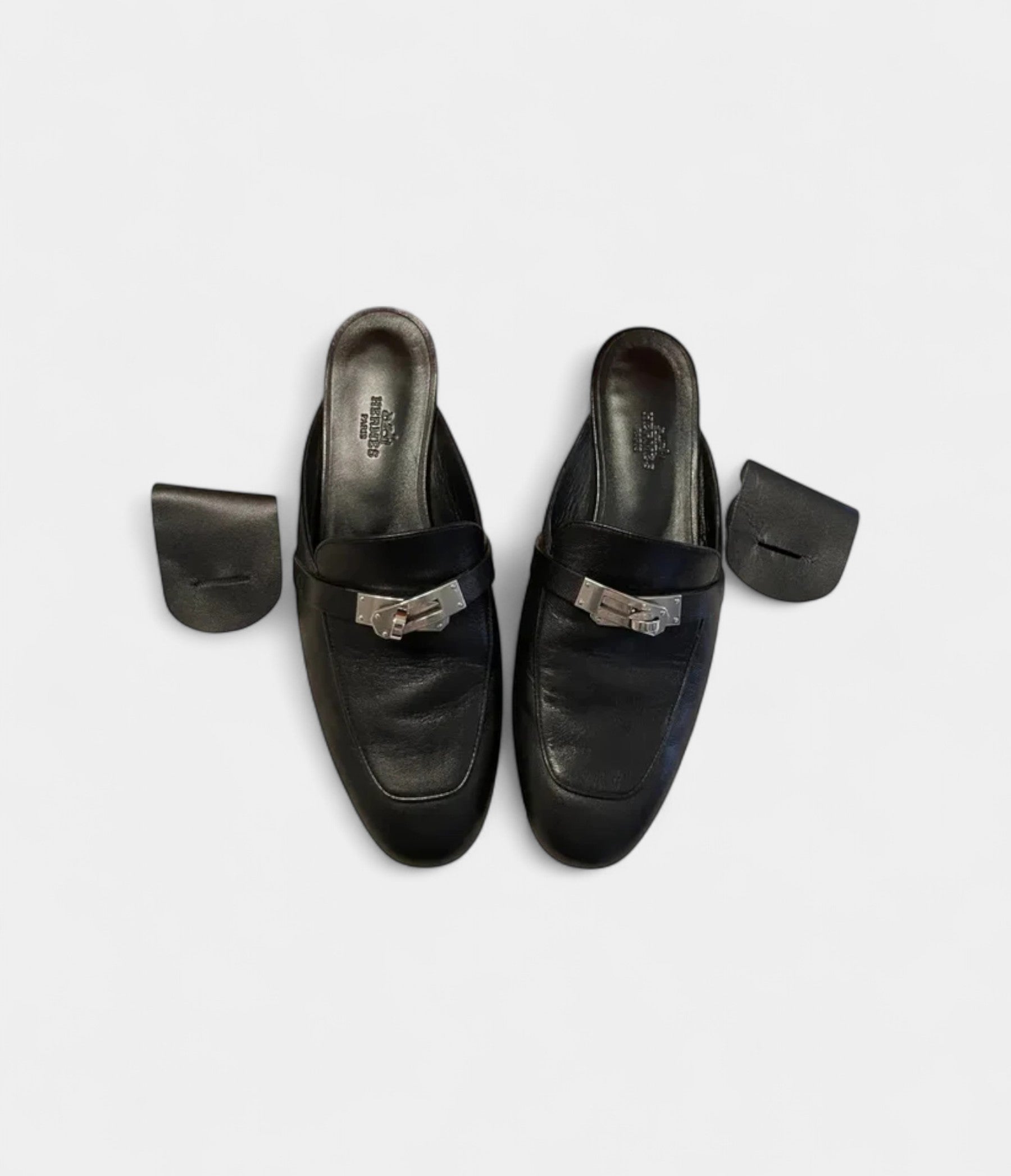 HermesBlackLeatherOzMuleswithPalladiumHardware_2_21e5195c-4c65-47be-88af-76e43eb6ad18.jpg Hermès Black Leather Oz Mules with Palladium Hardware