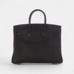 Hermès Black Swift Birkin 25 Gold Hardware