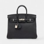 Hermès Black Togo Birkin 25 Palladium Hardware