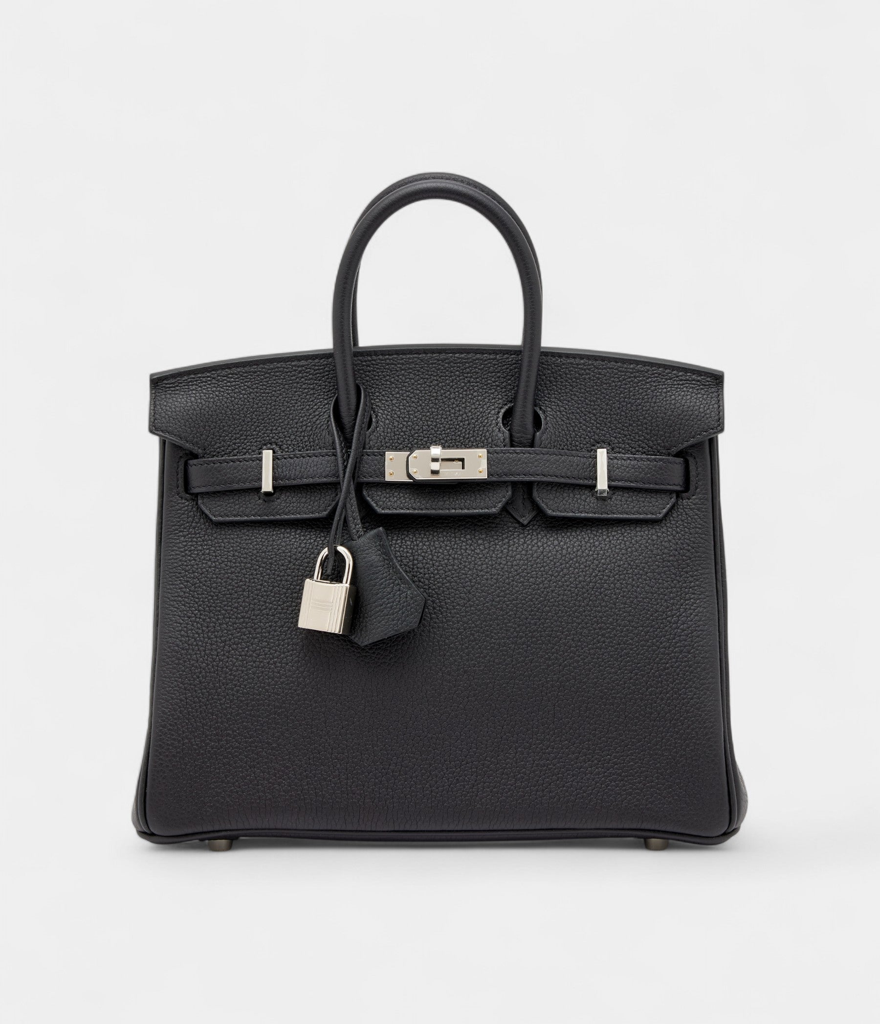 Hermès Black Togo Birkin 25 Palladium Hardware