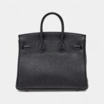 Hermès Black Togo Birkin 25 Rose Gold Hardware