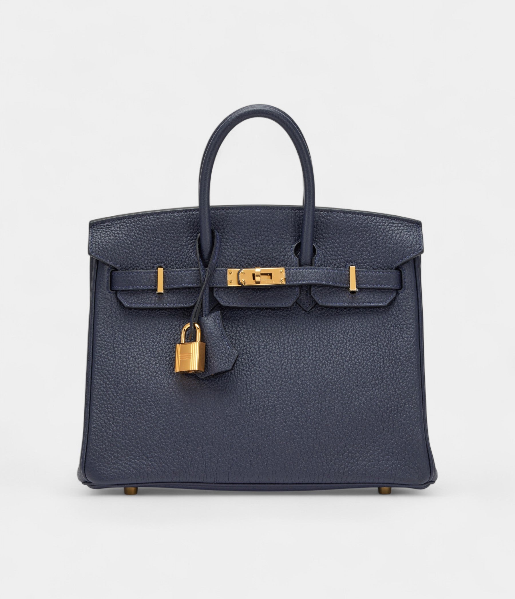Hermès Bleu Nuit Togo Birkin 25 Gold Hardware Gold Hardware