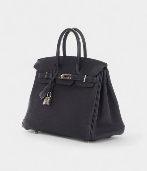 Hermès Bleu Nuit Togo Birkin 25 Palladium Hardware