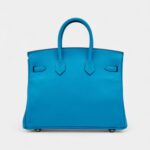 Hermès Bleu Zanzibar Swift Birkin 25 Gold Hardware