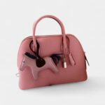 Hermès Bolide 1923 25 Bag in Pink Leather with Rodeo Charm – Handmade Limited Edition
