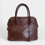 Hermès Bolide 31 Bag in Brown Leather – Handmade Classic Handbag