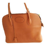 Hermès Bolide 31 Bag in Orange Clemence Leather – Handmade Signature Handbag