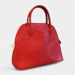 Hermès Bolide Handmade Bag in Red Leather