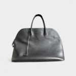 Hermès Bolide Handmade Travel Bag in Black Leather