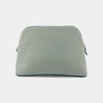 Hermès Bolide Medium Travel Case in Cloud & Mint Cotton