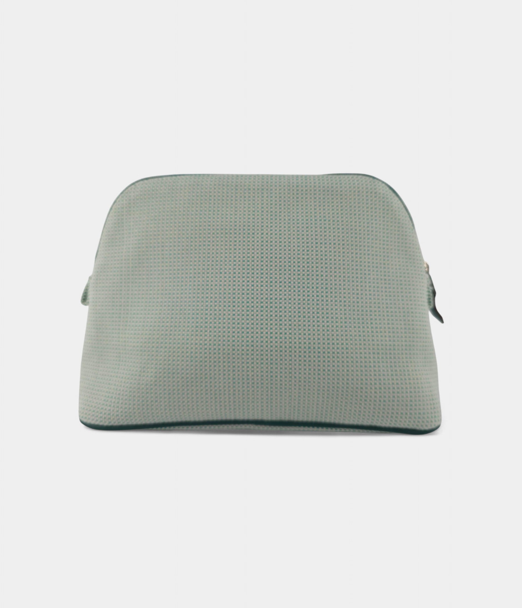 Hermès Bolide Medium Travel Case in Cloud & Mint Cotton
