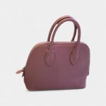 Hermès Bolide Mini Bag in Pink Leather – Handmade Elegance