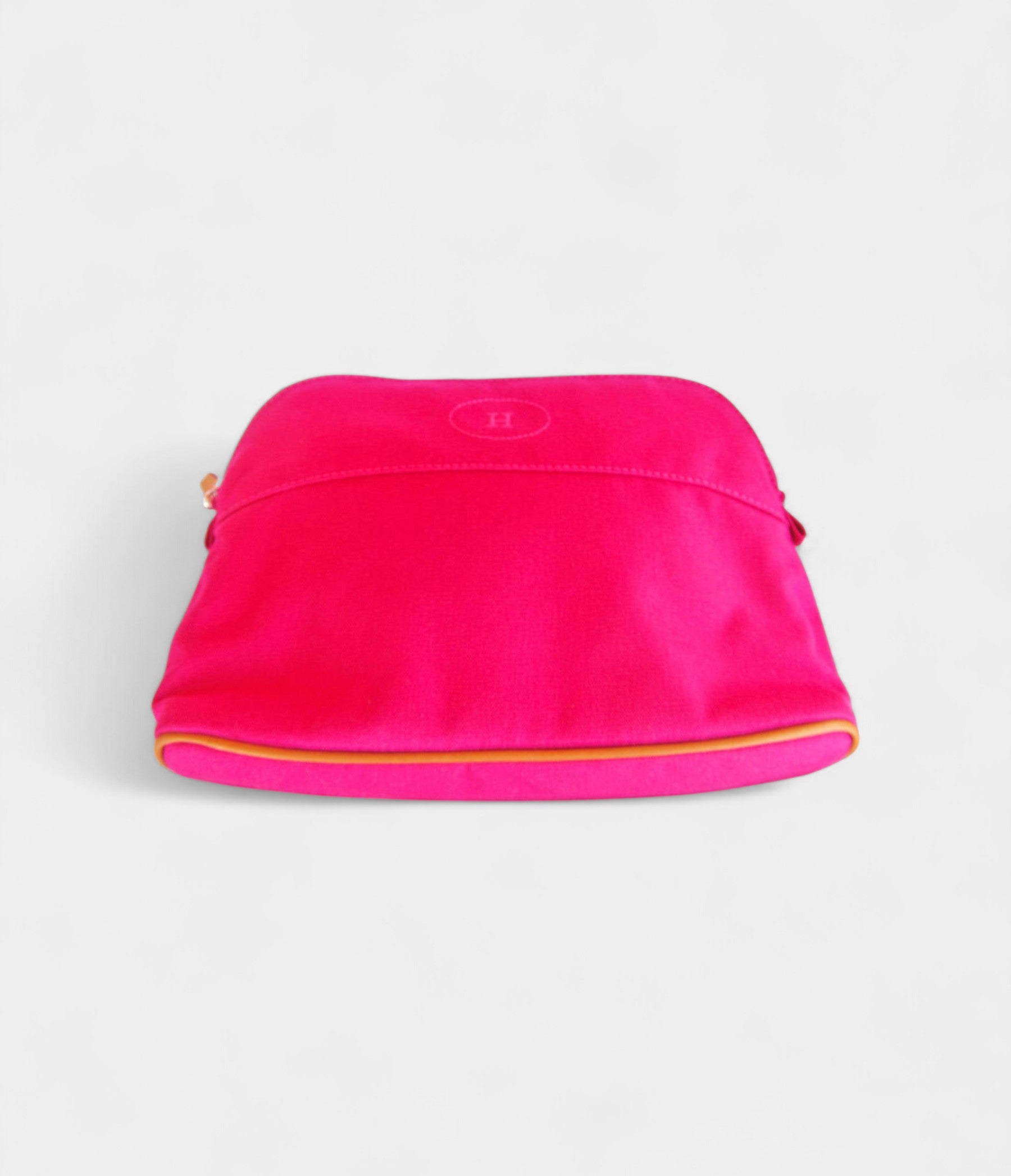 HermesBolideMiniTravelCaseinFuchsiaCottonCanvas_2.jpg Hermès Bolide Mini Travel Case in Fuchsia Cotton Canvas