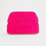 Hermès Bolide Mini Travel Case in Fuchsia Cotton Canvas