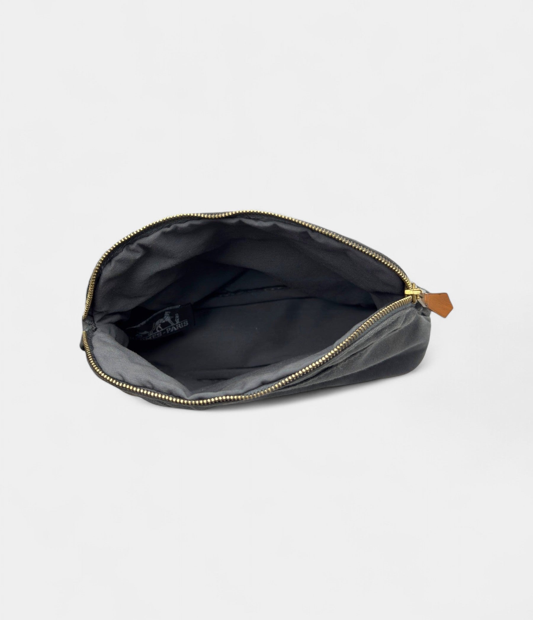 Hermès Bolide Mini Travel Case in Grey Cotton Canvas