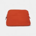 Hermès Bolide Mini Travel Case in Orange Feu Canvas