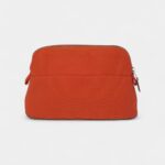 Hermès Bolide Mini Travel Case in Orange Feu Canvas