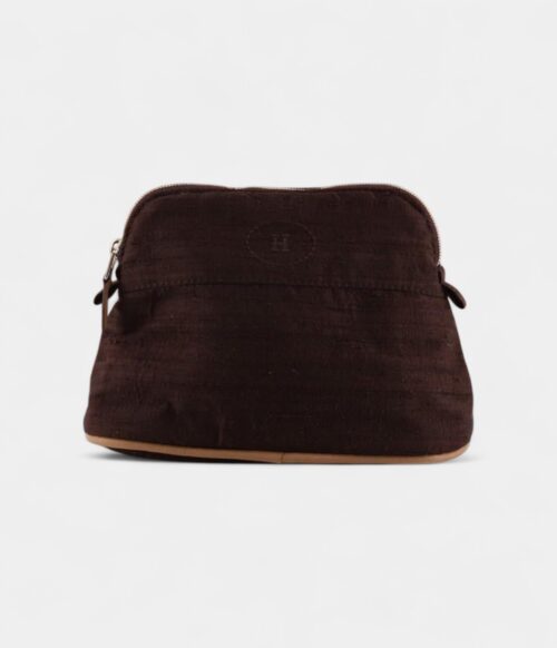 Hermès Bolide Mini Travel Case in Textured Silk