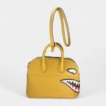 Hermès Bolide Nano Bag in Yellow Leather with Shark Motif – Handmade Limited Edition