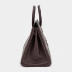 Hermès Bordeaux Evercalf Shadow Birkin 25 Palladium Hardware