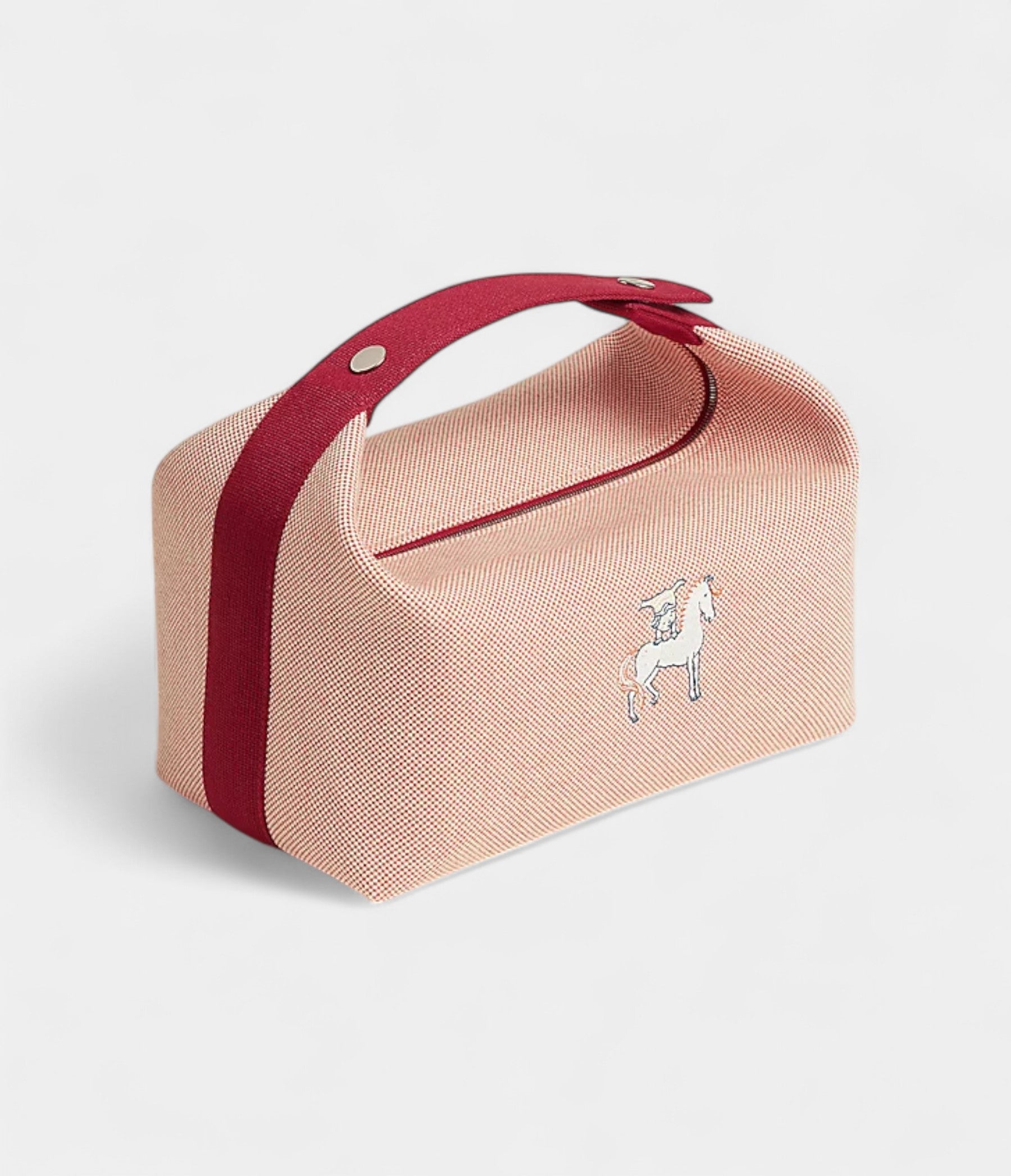 Hermès Bride-A-Brac Large Case in H Cabriole Cotton Canvas