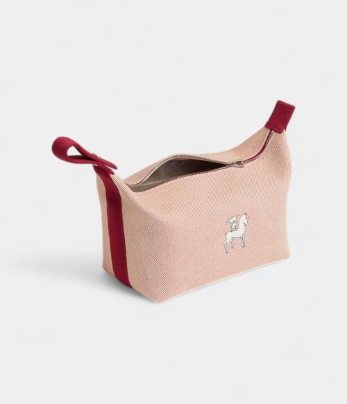 Hermès Bride-A-Brac Large Case in H Cabriole Cotton Canvas