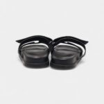 Hermes Brown/Black Canvas and Leather Chypre Sandals 41.5 EU