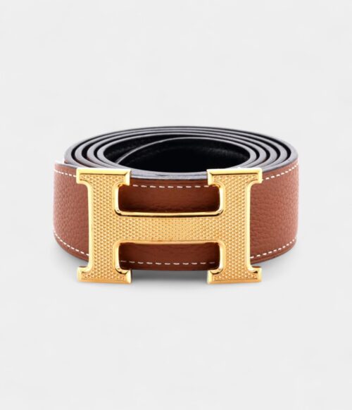 Hermès Brown Leather Belt