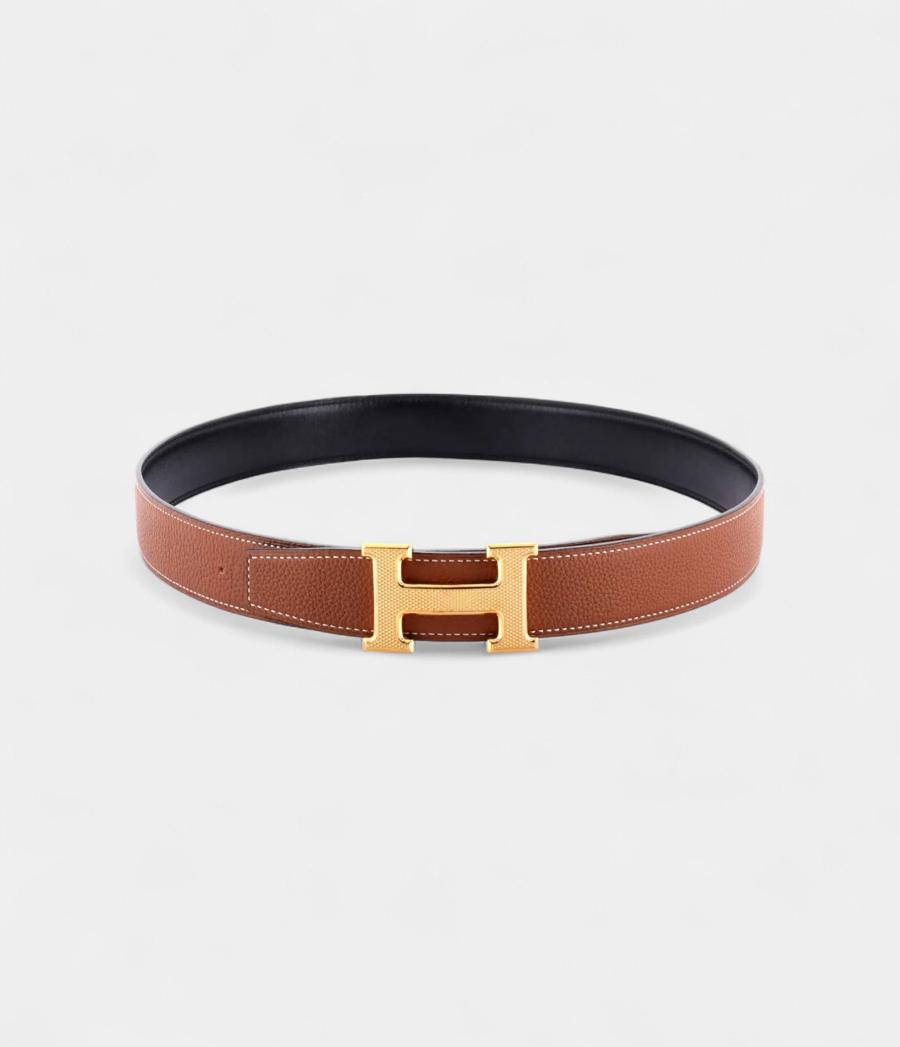 Hermès Brown Leather Belt