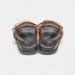 Hermes Brown Leather Chypre Sandals 42 EU