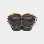 Hermes Brown Suede Chypre Sandals 45.5 EU