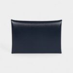 Hermès Calvi Card Holder Blue Abysse Box Palladium Hardware