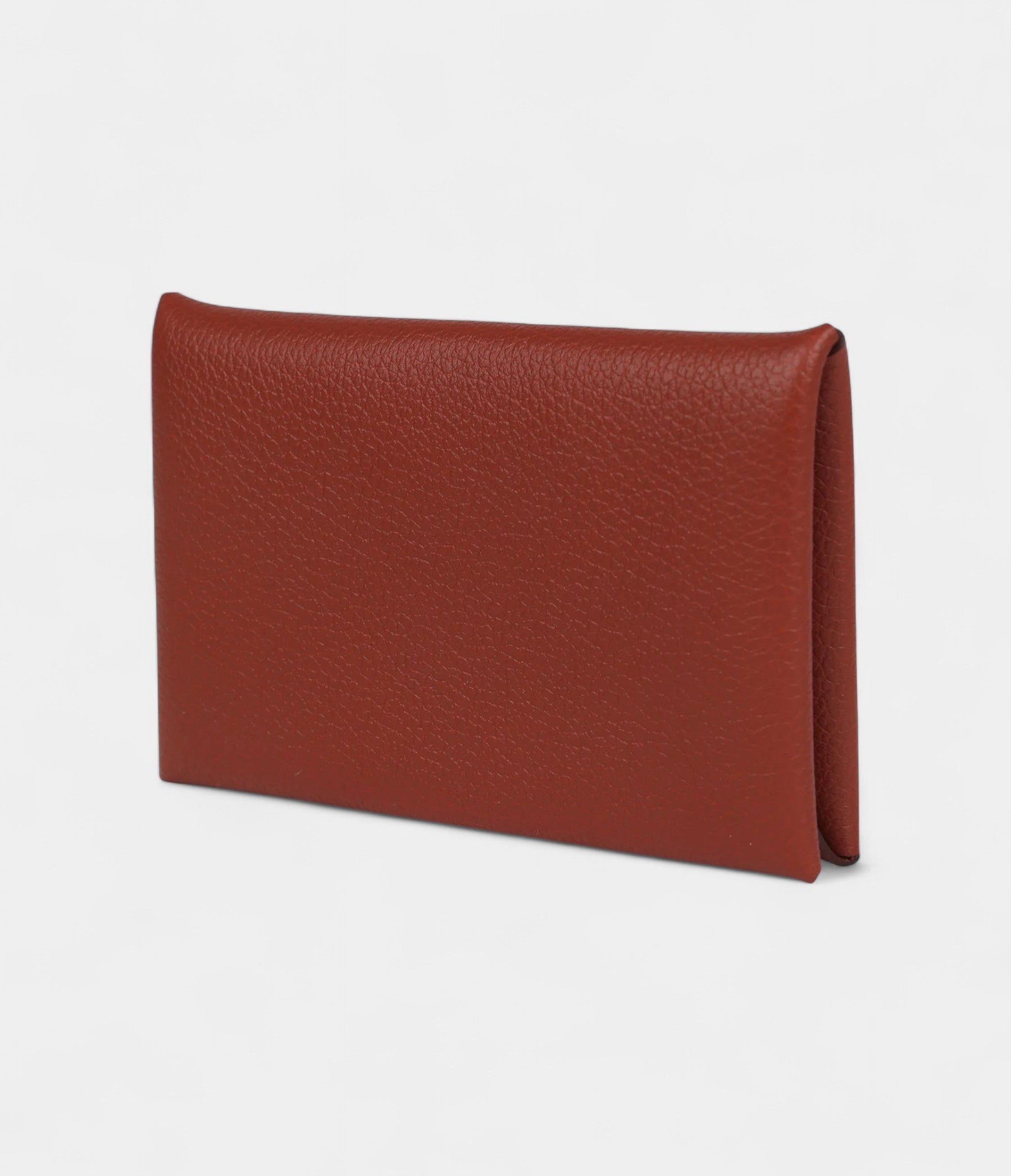 Hermès Calvi Card Holder Cuivre Evercolor Palladium Hardware
