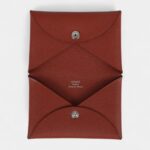 Hermès Calvi Card Holder Cuivre Evercolor Palladium Hardware