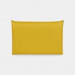 Hermès Calvi Card Holder Cumin Verso Chevre Mysore Palladium Hardware