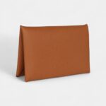 Hermès Calvi Card Holder Gold Epsom Palladium Hardware