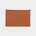 Hermès Calvi Card Holder Gold Epsom Palladium Hardware
