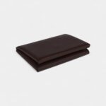 Hermès Calvi Card Holder Moka Evercolor Palladium Hardware