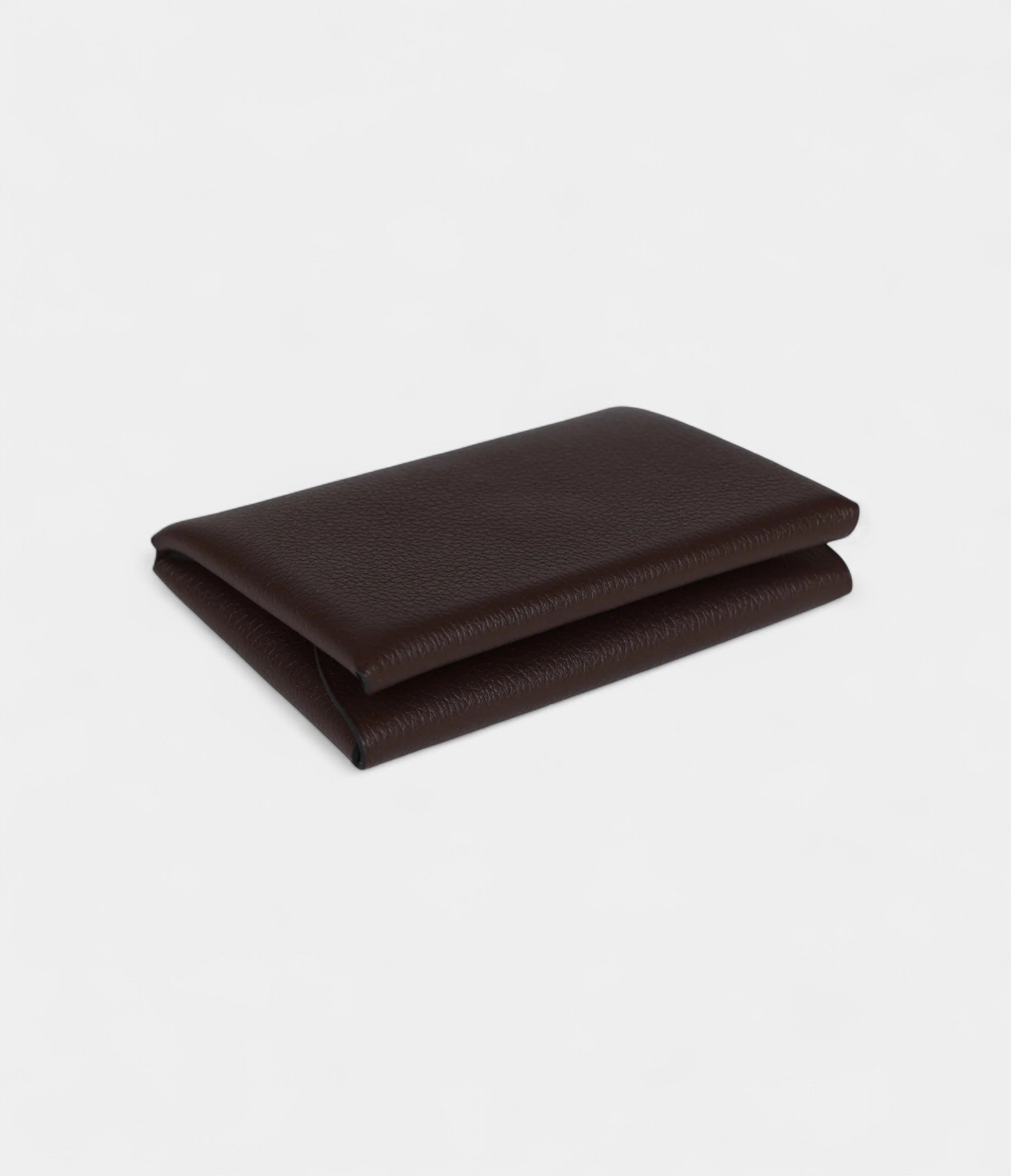 Hermès Calvi Card Holder Moka Evercolor Palladium Hardware