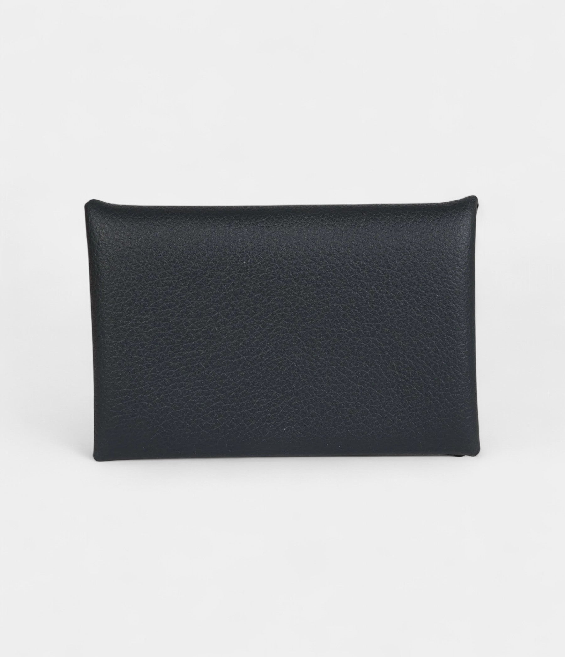 Hermès Calvi Card Holder New Blue Ocean Evercolor Palladium Hardware