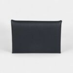 Hermès Calvi Card Holder New Blue Ocean Evercolor Palladium Hardware