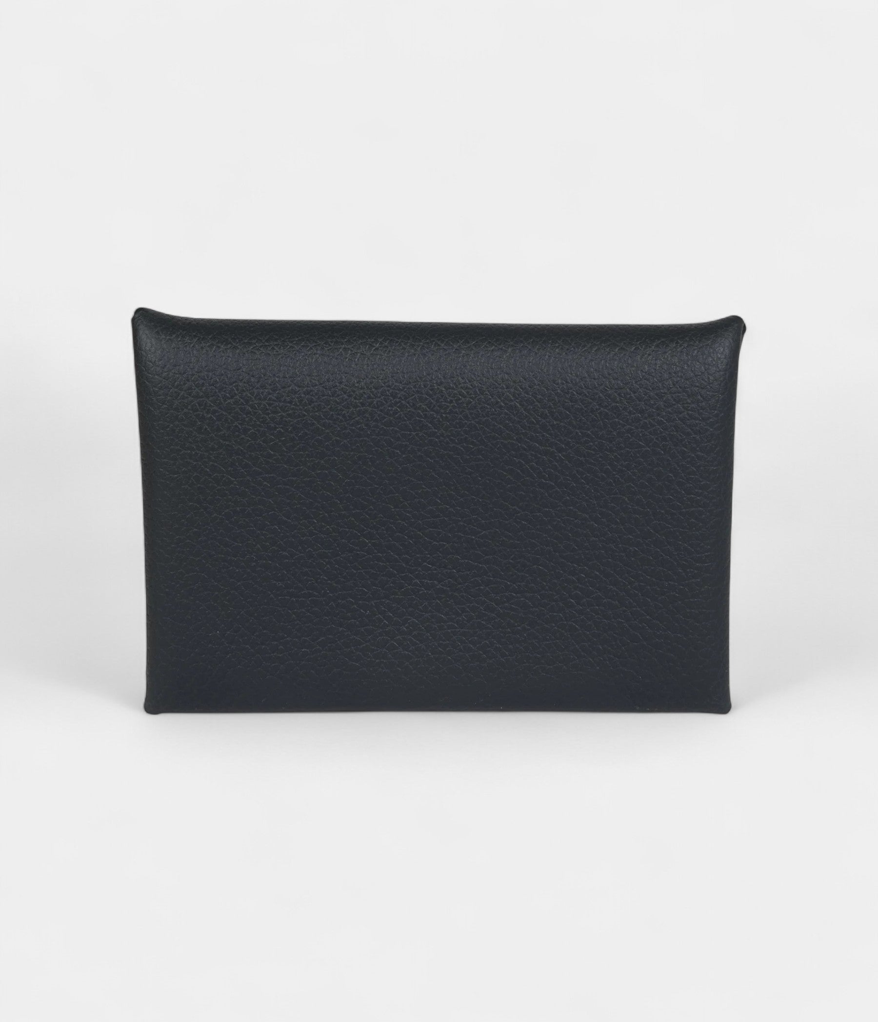 Hermès Calvi Card Holder New Blue Ocean Evercolor Palladium Hardware