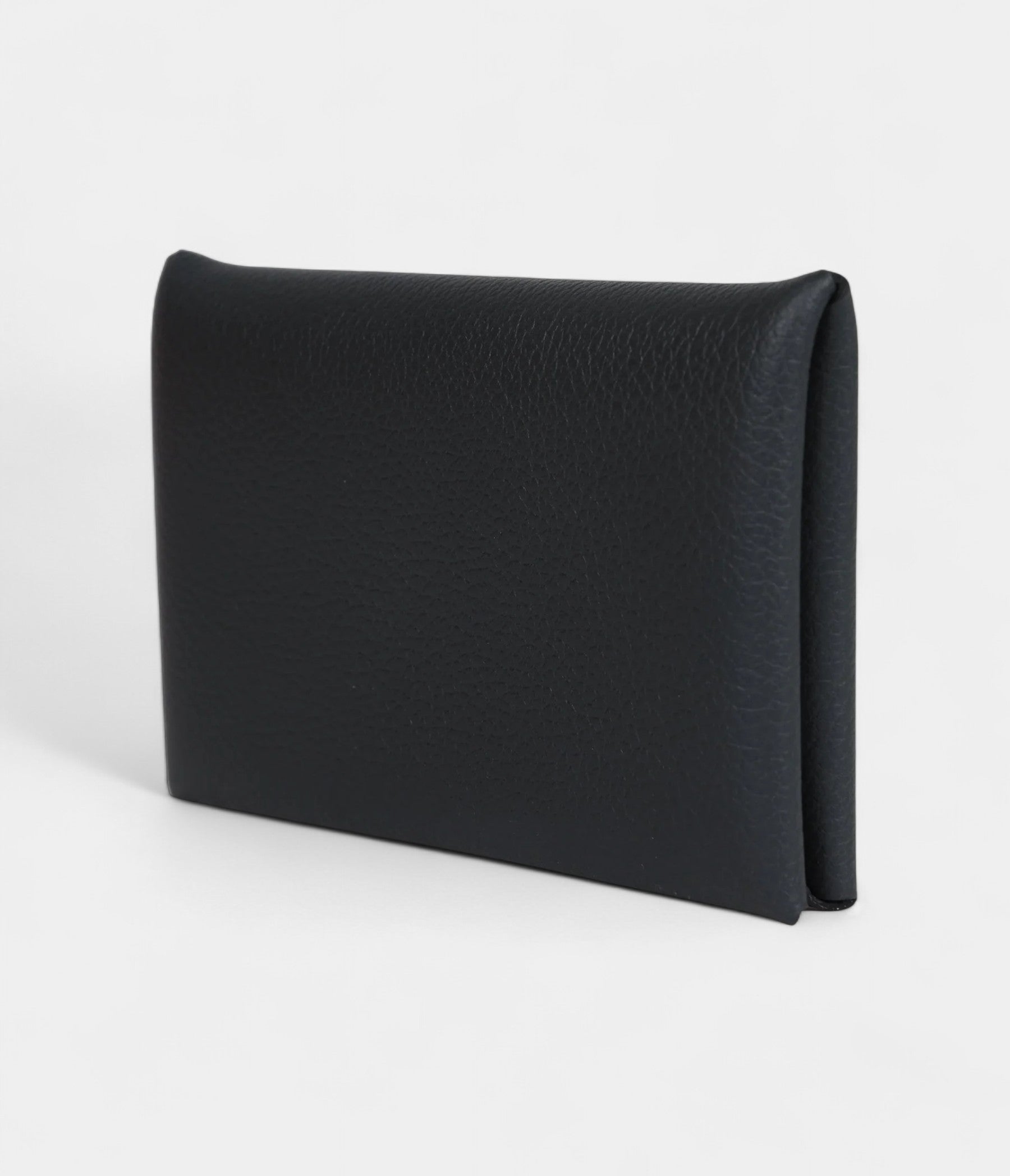 Hermès Calvi Card Holder New Blue Ocean Evercolor Palladium Hardware