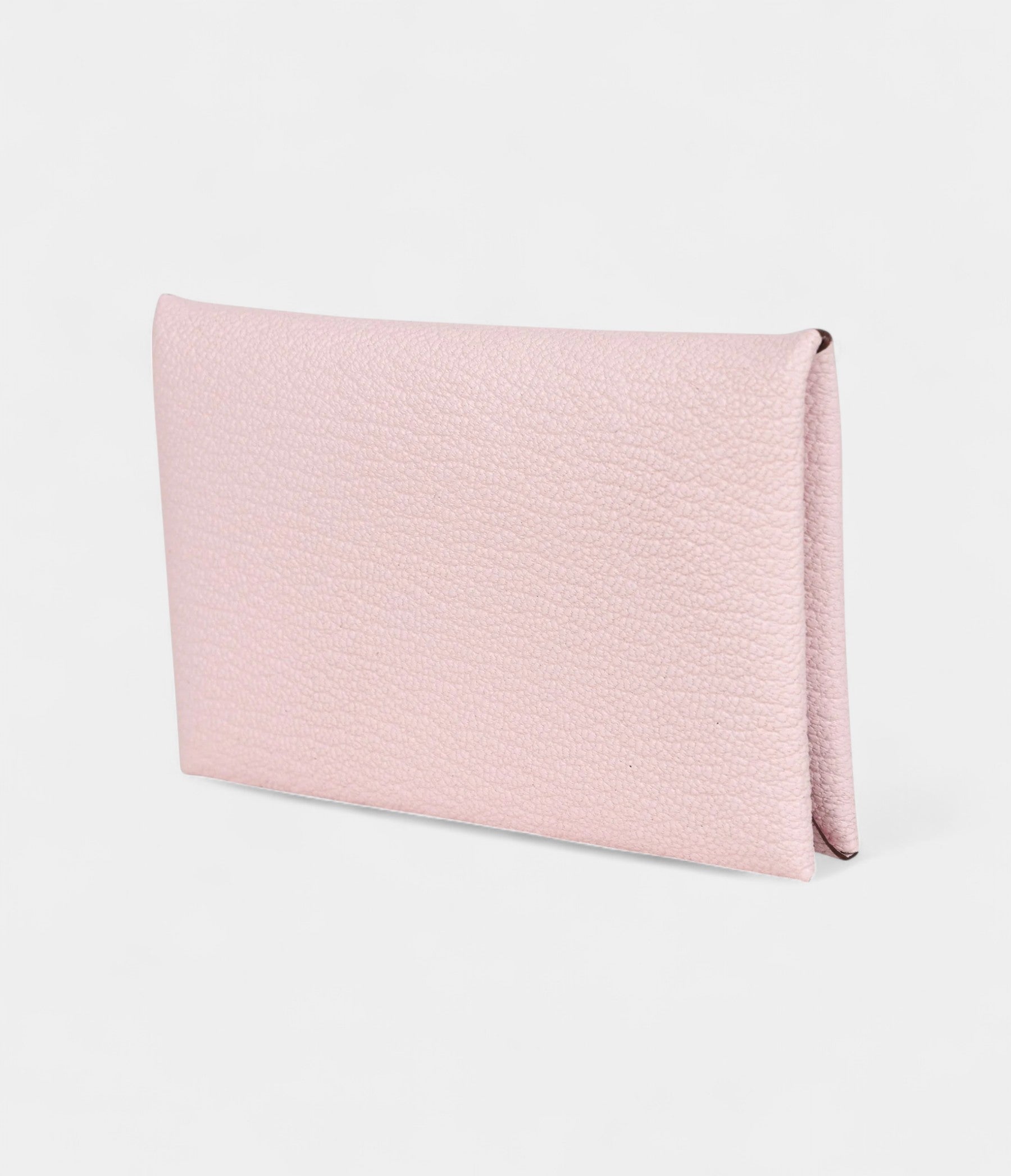 HermesCalviCardHolderRoseDarlingChevreMysorePalladiumHardware_4.jpg Hermès Calvi Card Holder Rose Darling Chevre Mysore Palladium Hardware