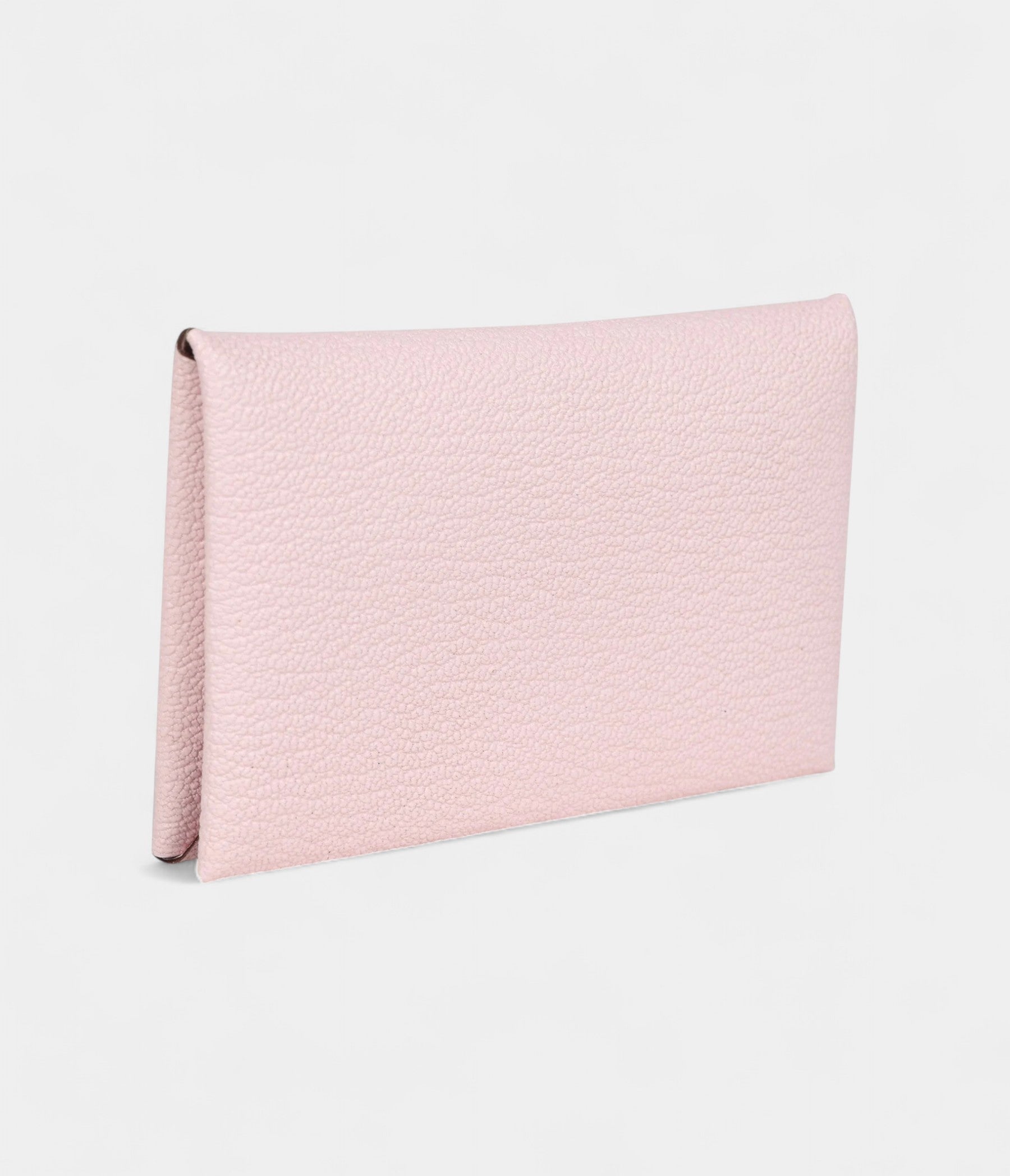 HermesCalviCardHolderRoseDarlingChevreMysorePalladiumHardware_7.jpg Hermès Calvi Card Holder Rose Darling Chevre Mysore Palladium Hardware