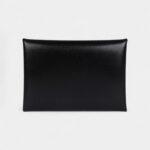 Hermès Calvi Duo Card Holder Black Box Palladium Hardware