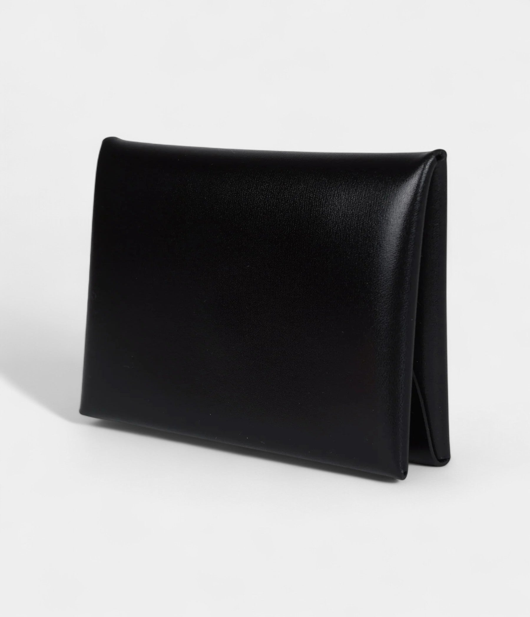 Hermès Calvi Duo Card Holder Black Box Palladium Hardware