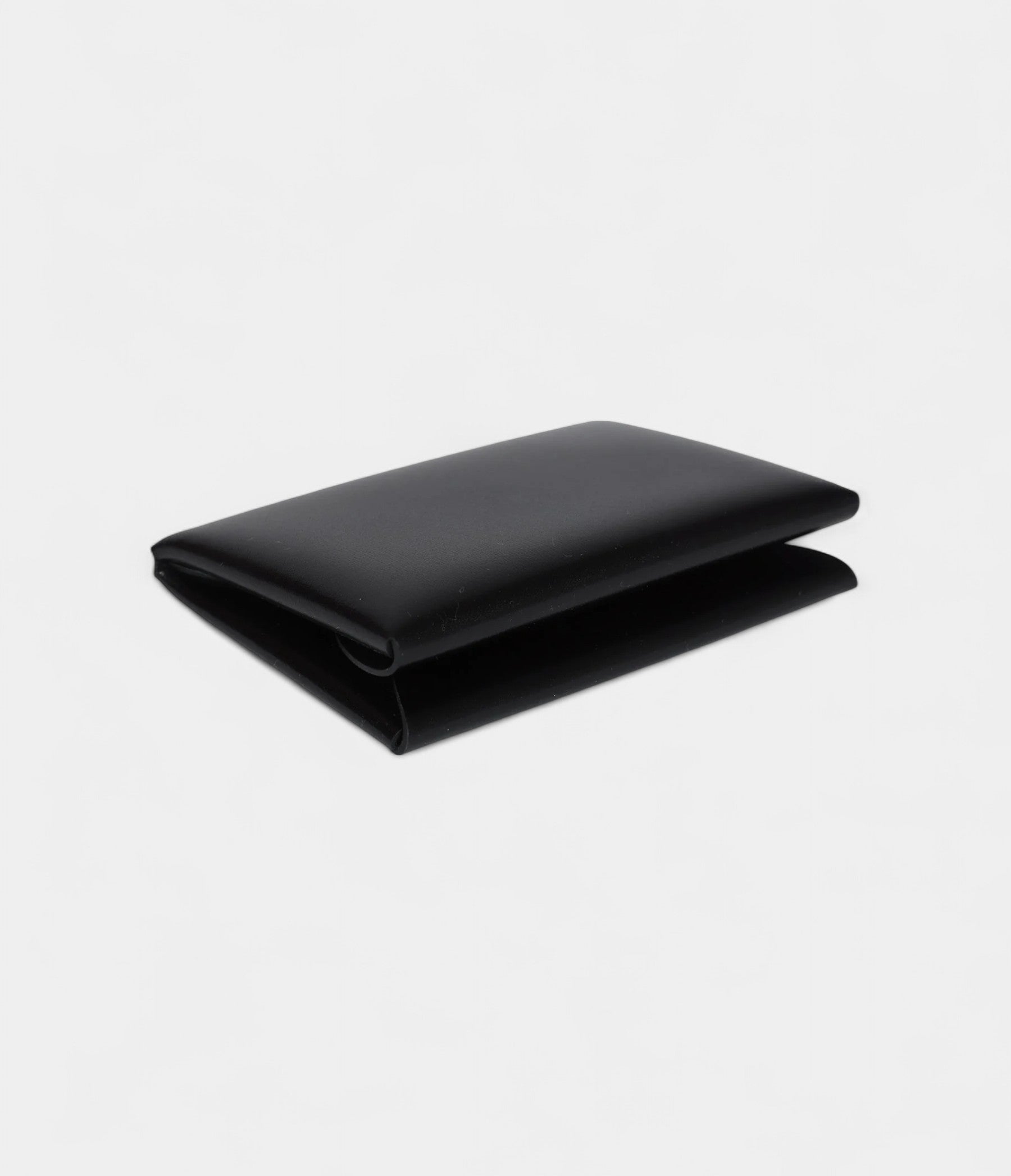 Hermès Calvi Duo Card Holder Black Box Palladium Hardware